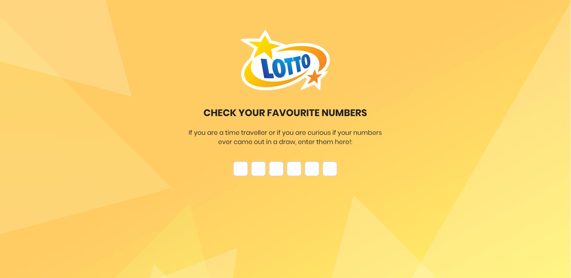 Lotto | Your numbers screenshot
